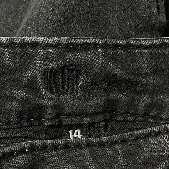 Kut From The Kloth Jeans Faded Black Size 14 - Picture 5 of 9